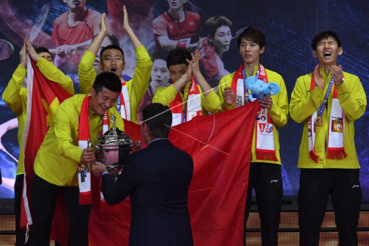 China raih Piala Thomas 2018