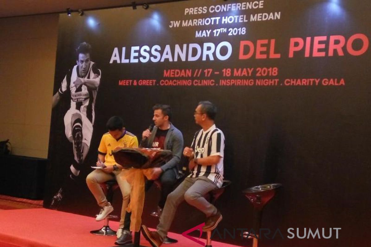 Del Piero: tugas pesepakbola satukan perdamaian