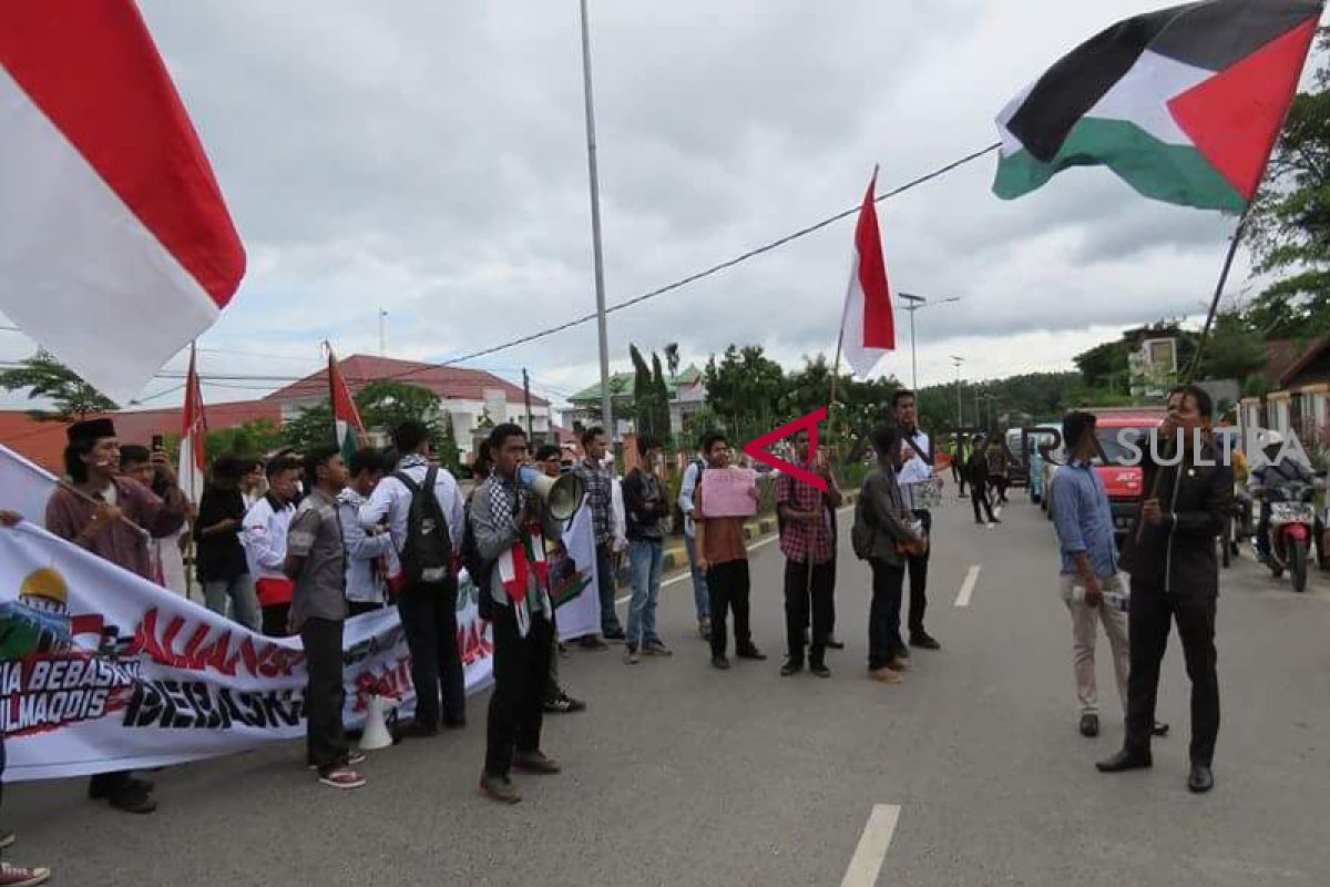 Mahasiswa Kolaka gelar aksi peduli Palestina