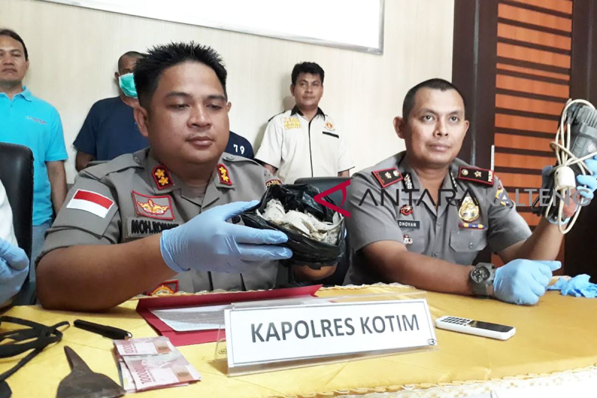 Polres Kotim ciduk dua pencuri sarang walet