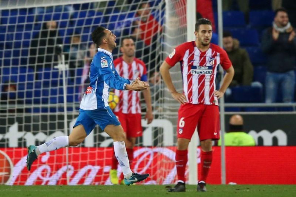 Atletico kalah 0-2 atas Espanyol