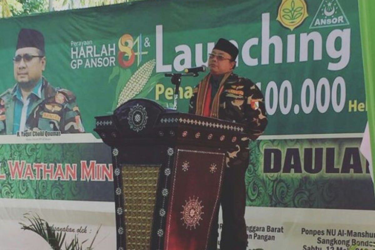 GP Ansor Serahkan 100 Ribu Bibit Jagung