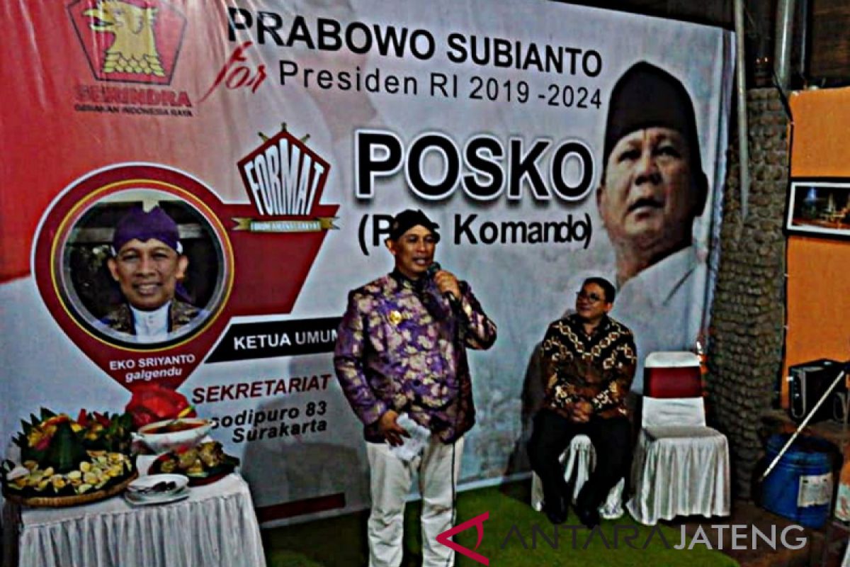 Fadli Zon hadiri peresmian Posko Format Solo