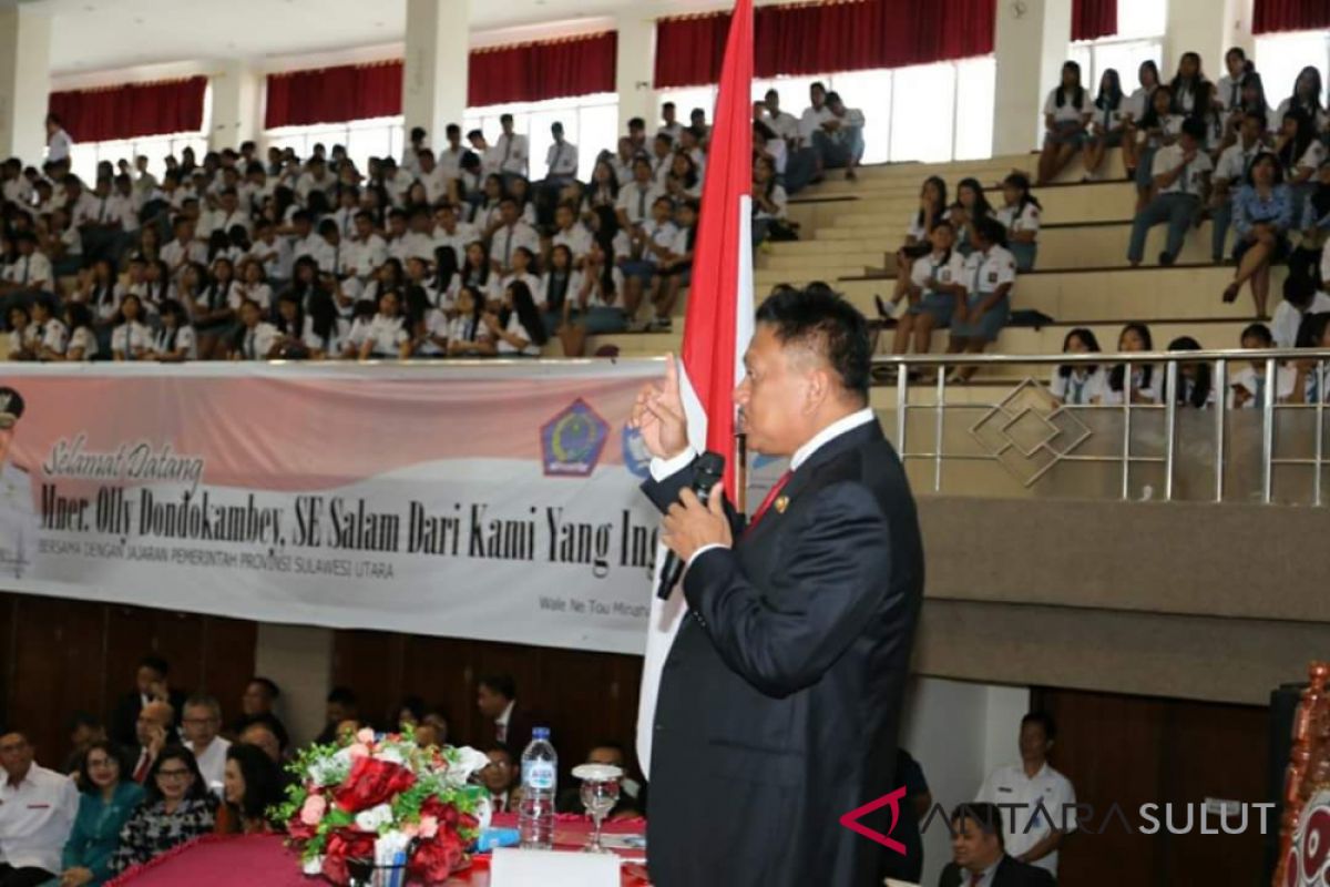 Mengajar 10.000 siswa, Gubernur Sulut dapat penghargaan MURI
