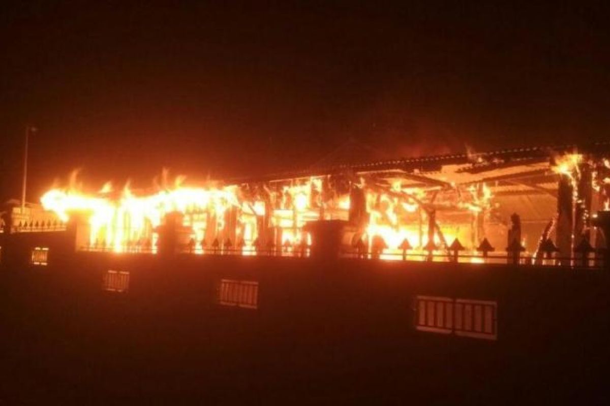 Gudang penyimpanan arsip Pemkab Jayawijaya terbakar