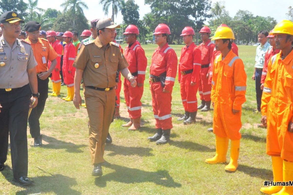 Wabup Muarojambi minta perusahaan aktif cegah karhutla (video)