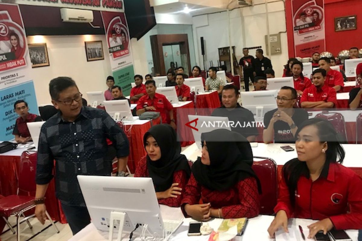 Hasto Kristiyanto Diperintah Mega Pimpin Konsolidasi di Jatim