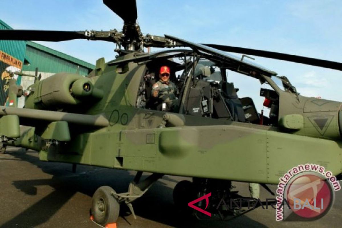 Delapan heli tempur Apache resmi bergabung dengan TNI AD
