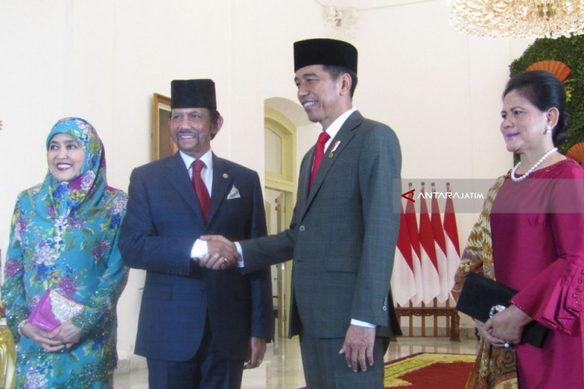 Jokowi Terima Kunjungan Sultan Brunei di Istana Bogor (Video)
