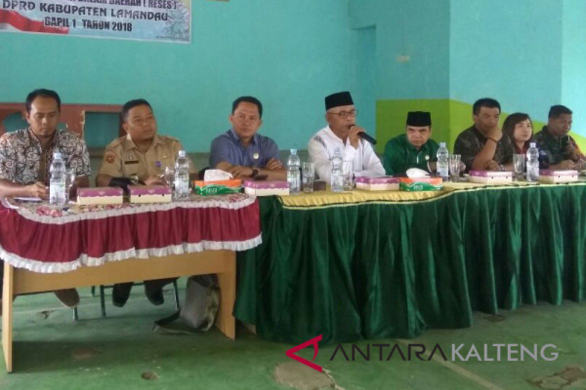 DPRD Lamandau serap aspirasi masyarakat desa Kujan