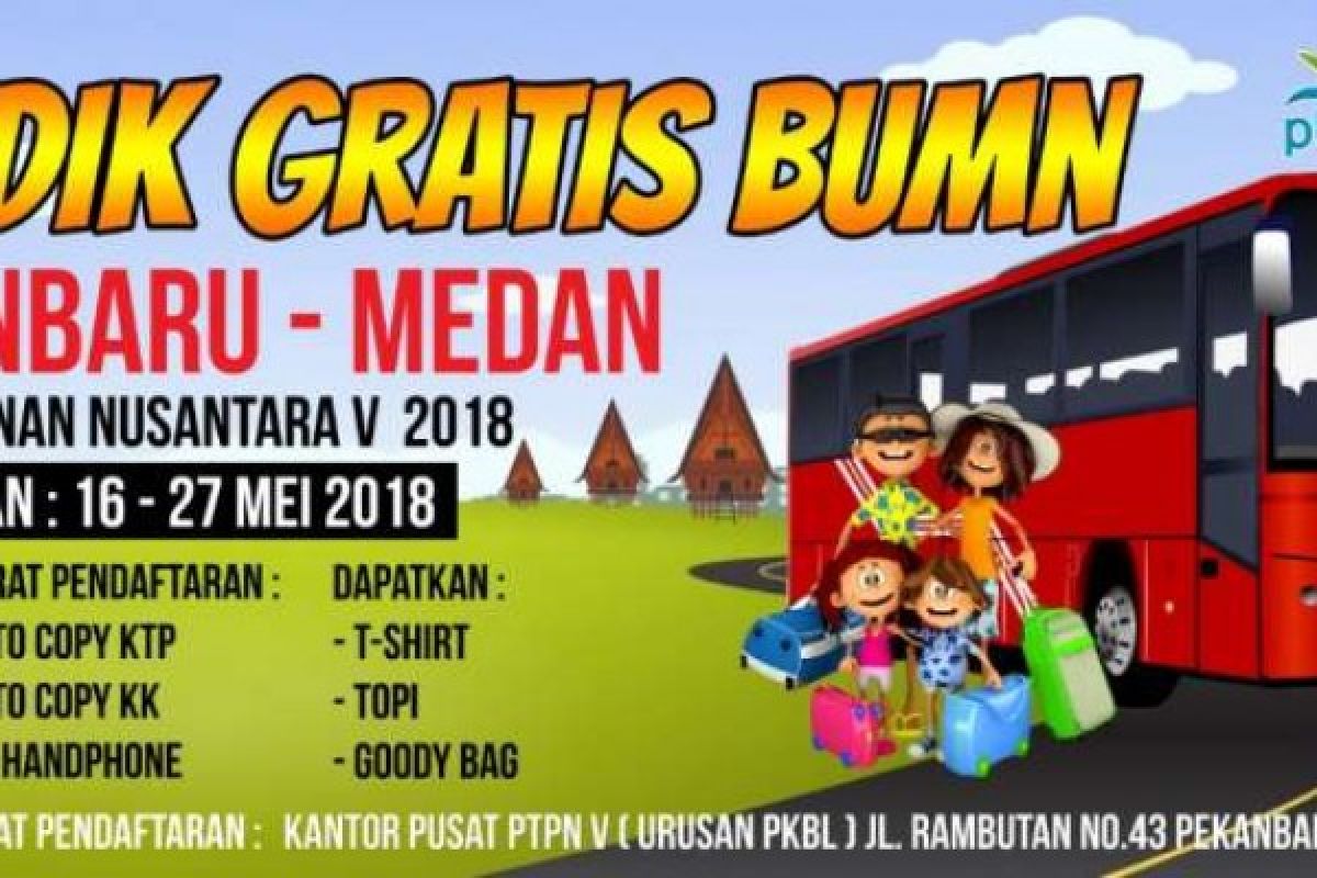 Lebaran ini, PTPN V Sediakan 1000 Kursi Mudik Gratis ke Medan