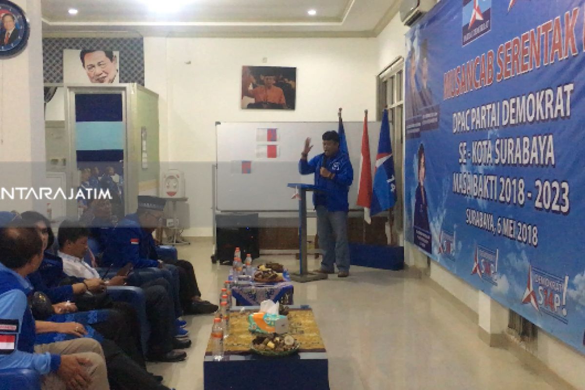 DPC Demokrat Surabaya Gelar Musancab Jelang Pemilu 2019 (Video)
