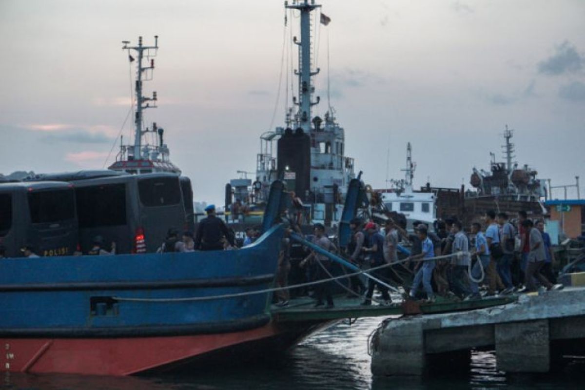 50 napi teroris dari Lampung diboyong ke Nusakambangan