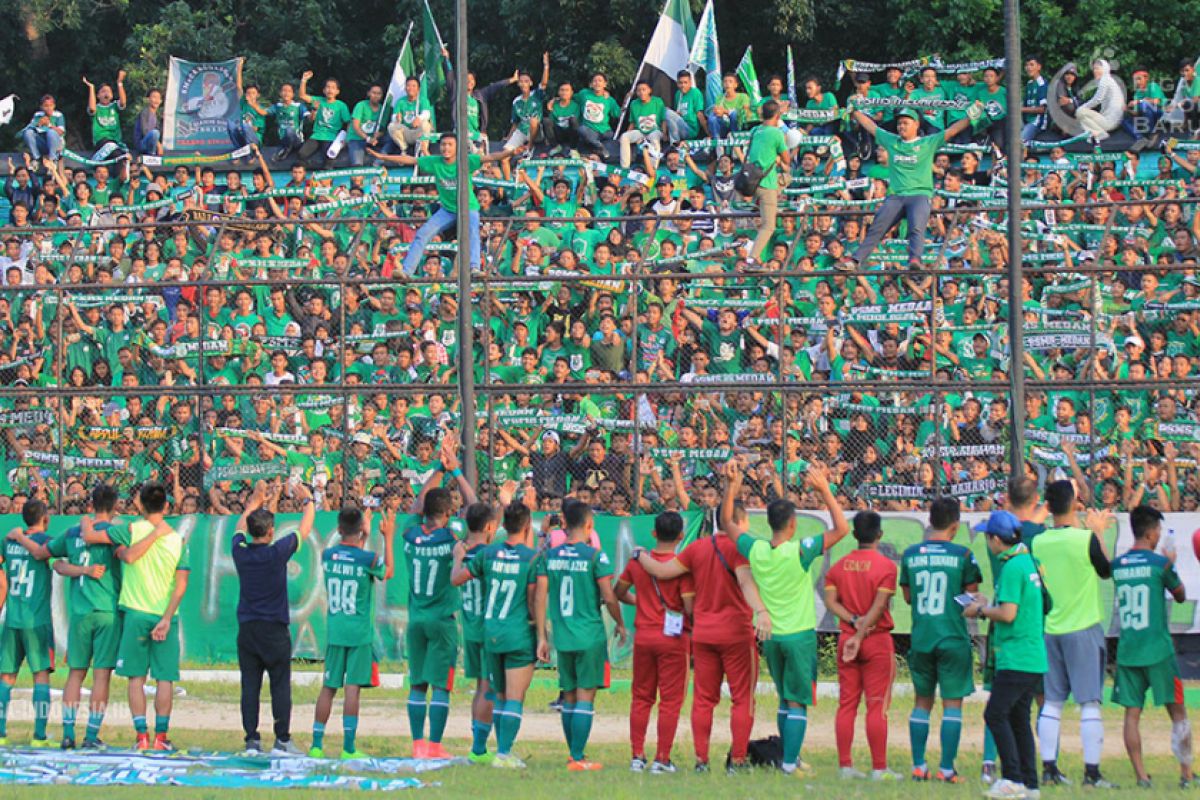 Manajemen PSMS santuni suporter yang meninggal