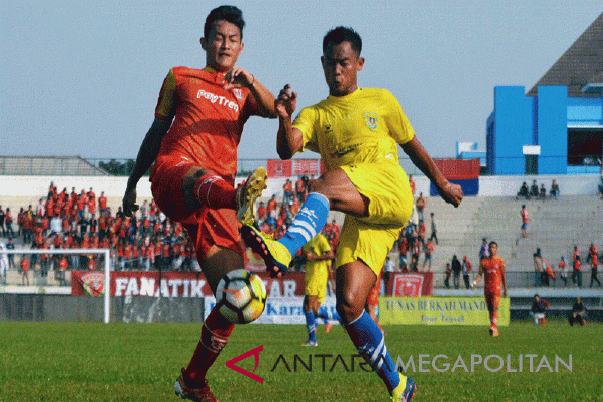 Persika Karawang ditahan imbang Perserang Serang 1-1