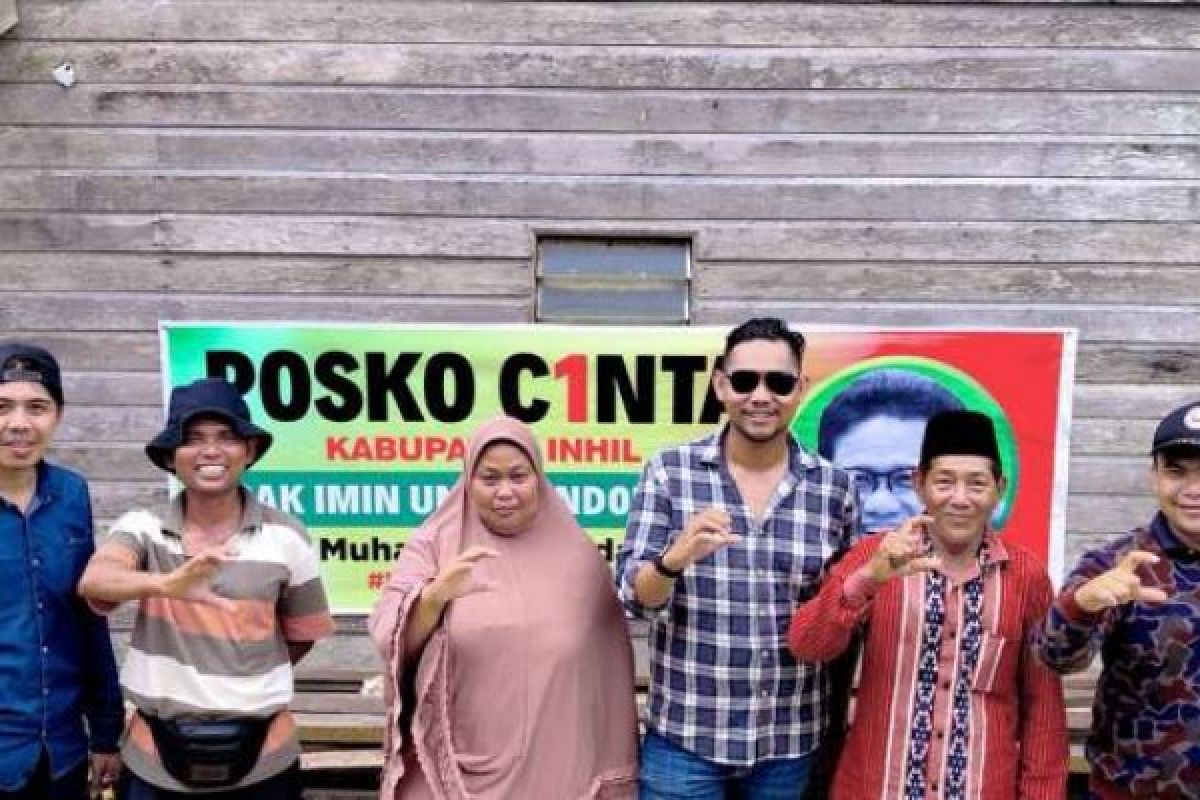 Posko CINTA Dukung Cak Imin Cawapres Menjamur di Inhil, Tersebar di 750 Titik