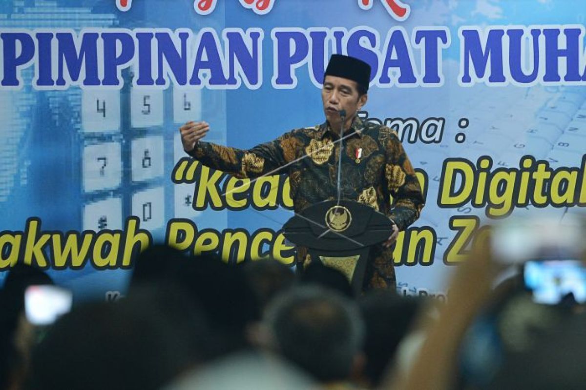 Presiden: tokoh Muhammadiyah sukses manfaatkan media sosial