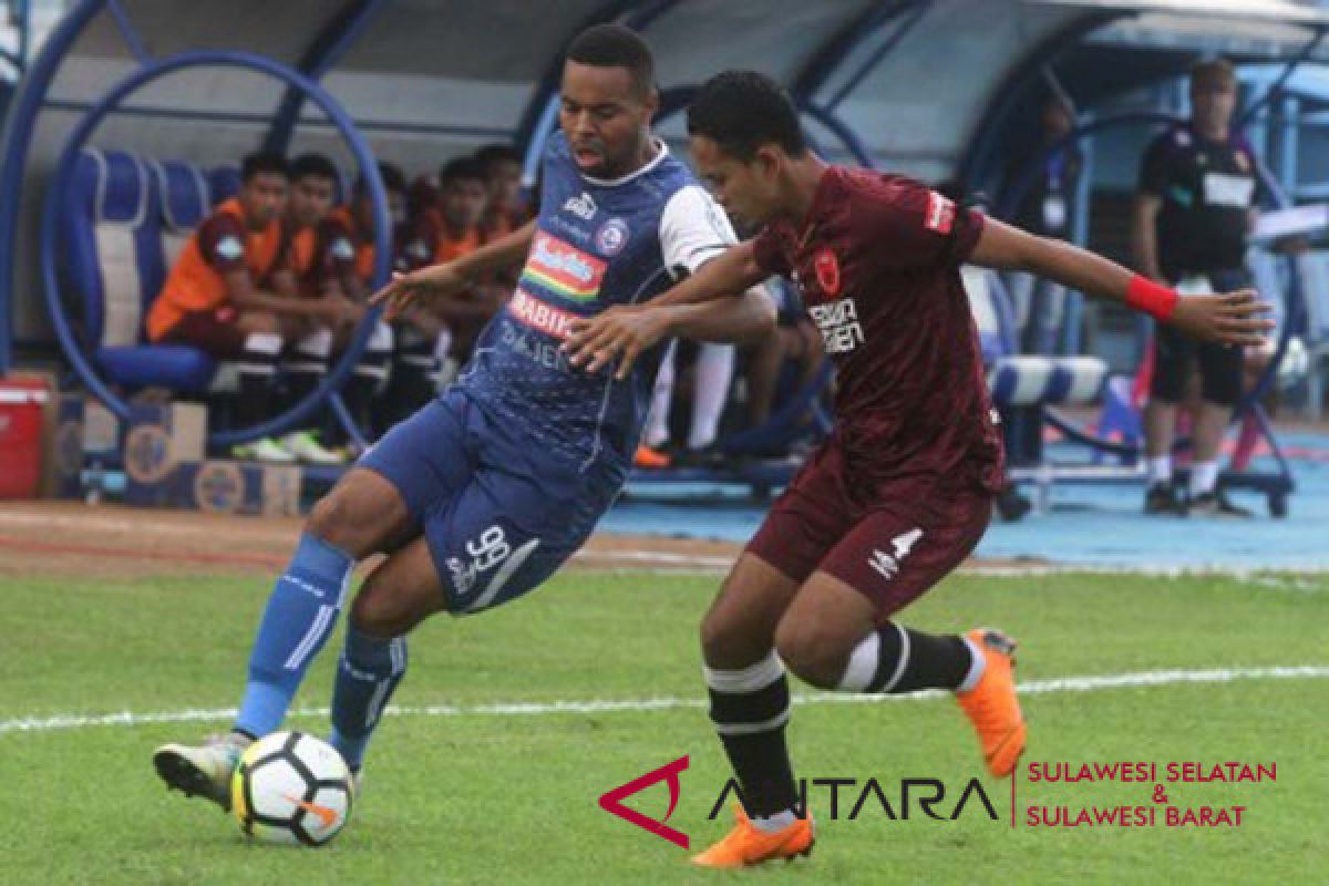 PSM Makassar tahan Arema FC 1-1