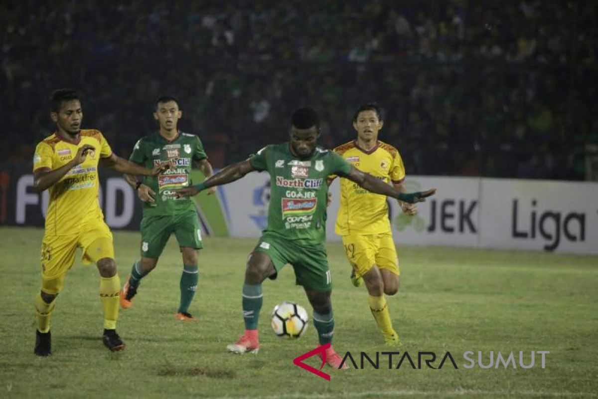 PSMS berjaya kalahkan Sriwijaya