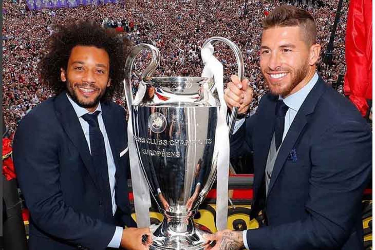 Real Madrid rayakan gelar Liga Champions dengan berpesta di Madrid