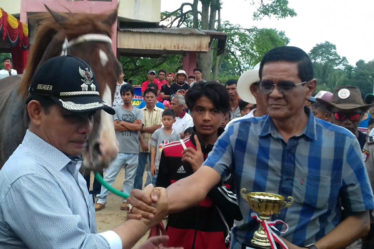 Ribuan masyarakat saksikan Pacu Kuda Tradisonal Solok