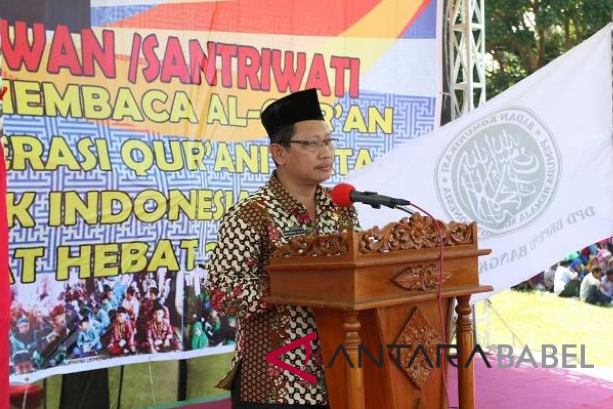 Pemkab Bangka Barat apresiasi LPPTKA-BKPRMI tingkatkan kualitas santri