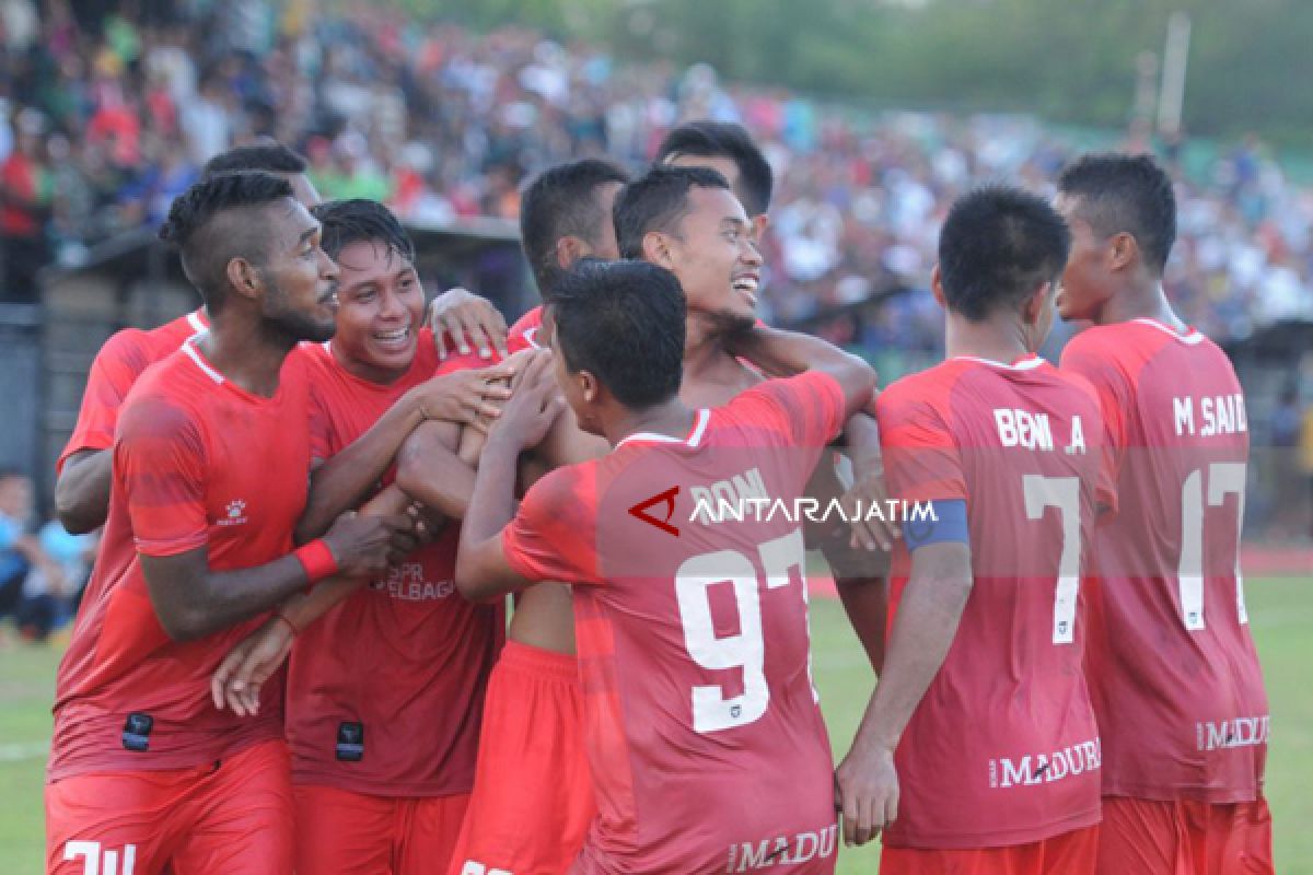 Madura FC Kalahkan Persiwa Wamena 2-0