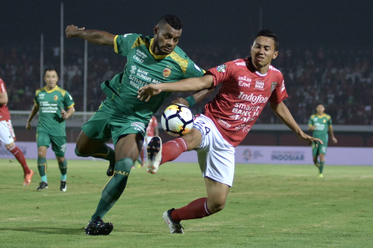 Sriwijaya FC menang lawan Bali United 4-3