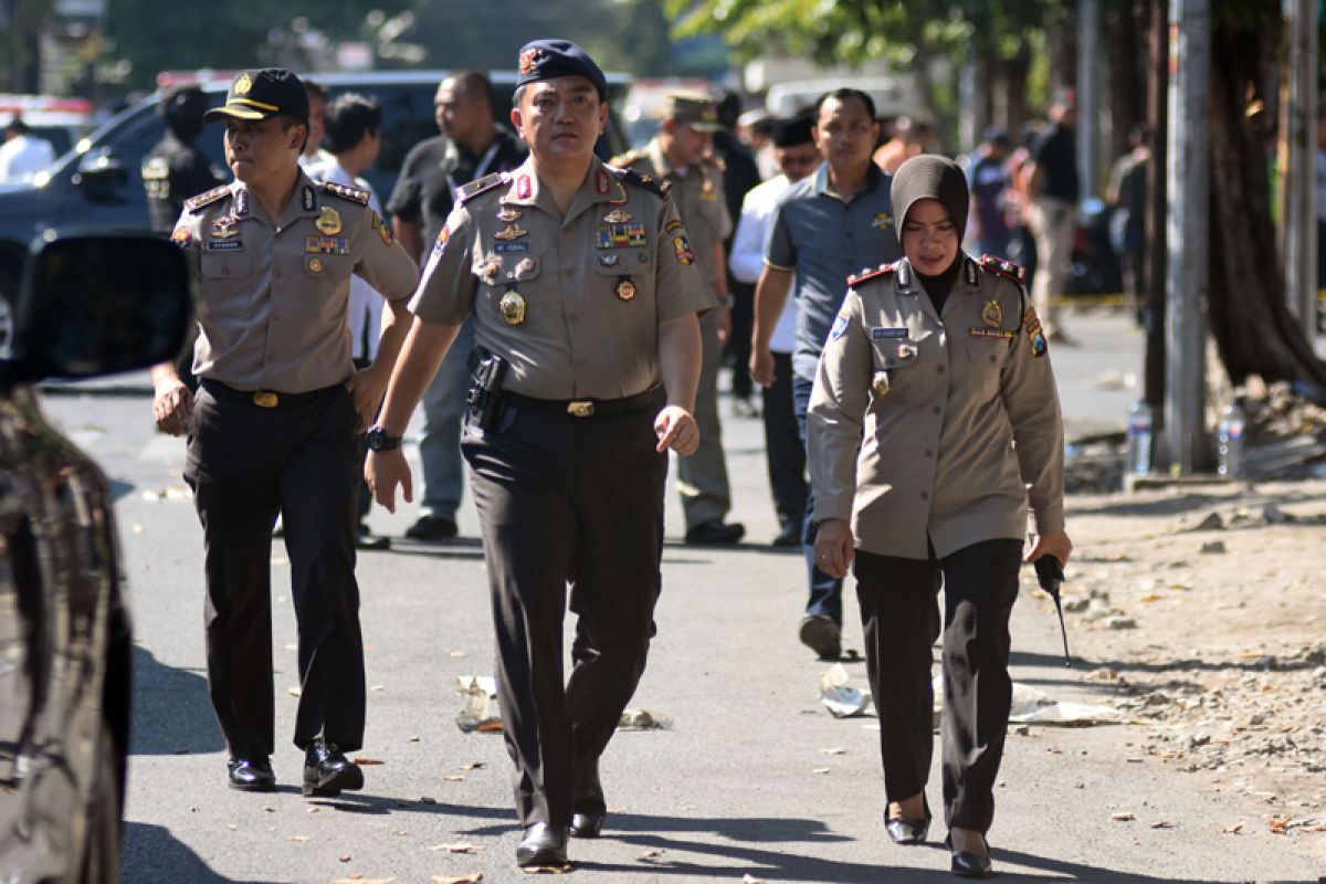 Ledakan bom juga terjadi di Sidoarjo