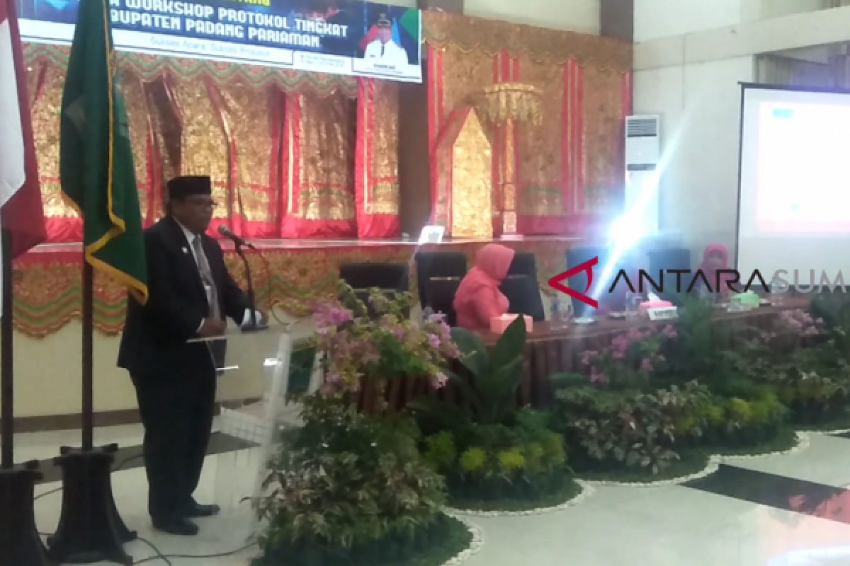 Padang Pariaman ciptakan protokol profesional