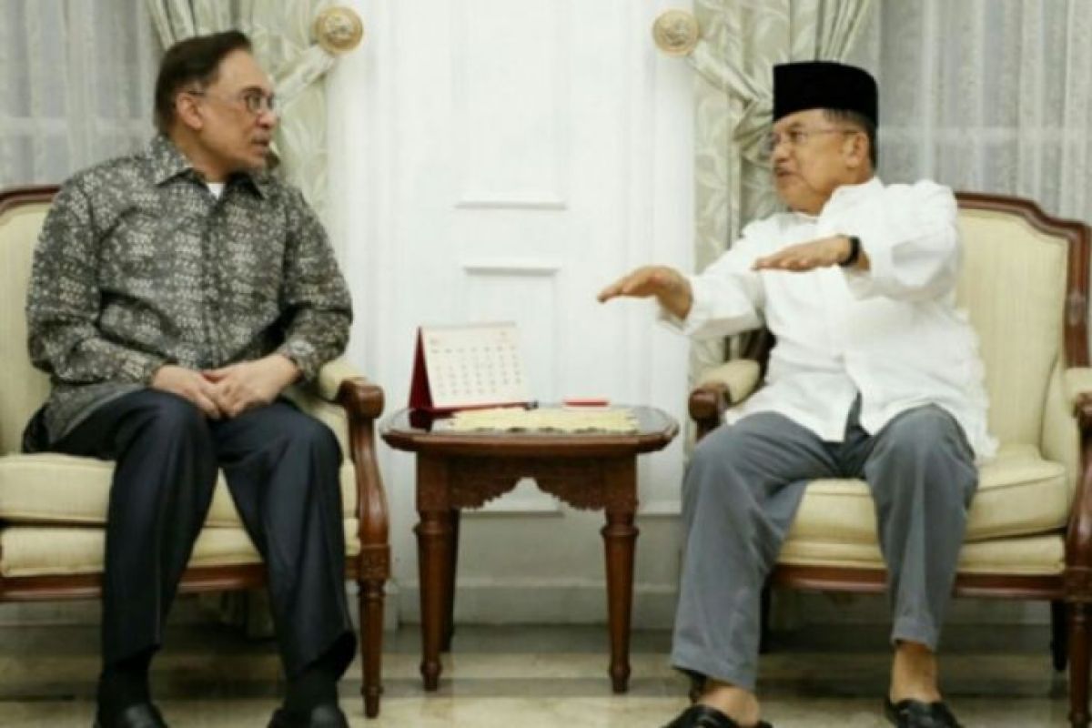 Wapres Jusuf Kalla terima Anwar Ibrahim