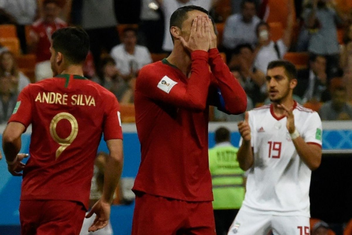 Iran tahan imbang Portugal, tapi tersingkir