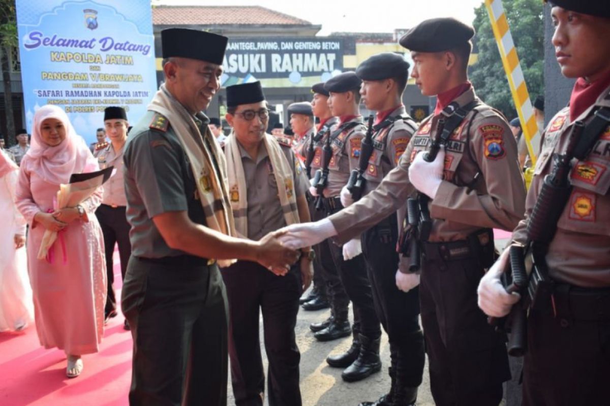 Pangdam dan Kapolda Safari Ramadhan ke Ponorogo