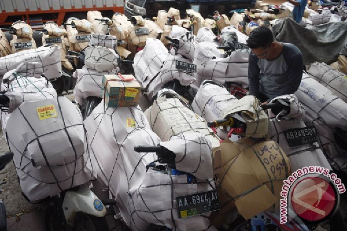286 sepeda motor pemudik diberangkatkan ke Jakarta