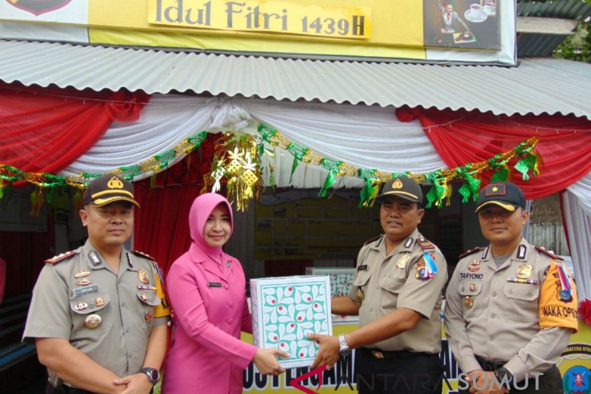 Kapolres cek pos pam Idul Fitri