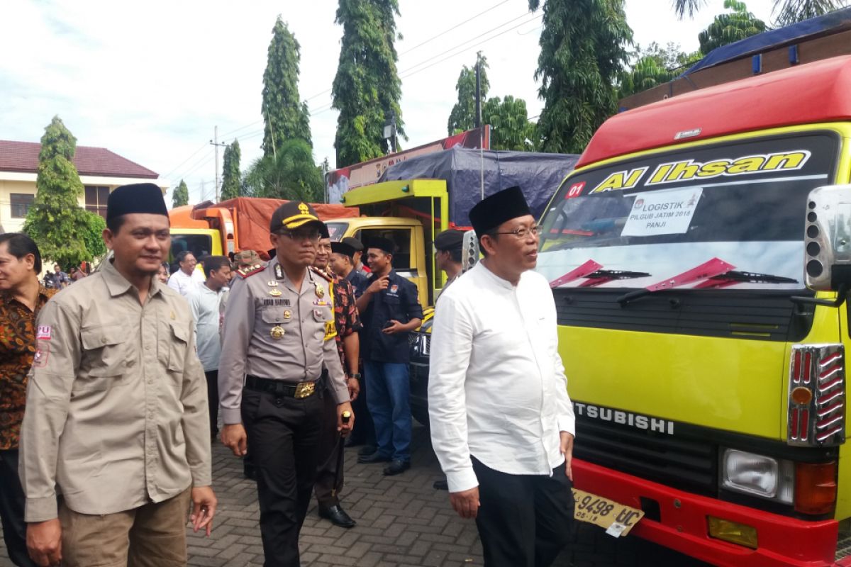 KPU Situbondo Distribusikan Surat Suara