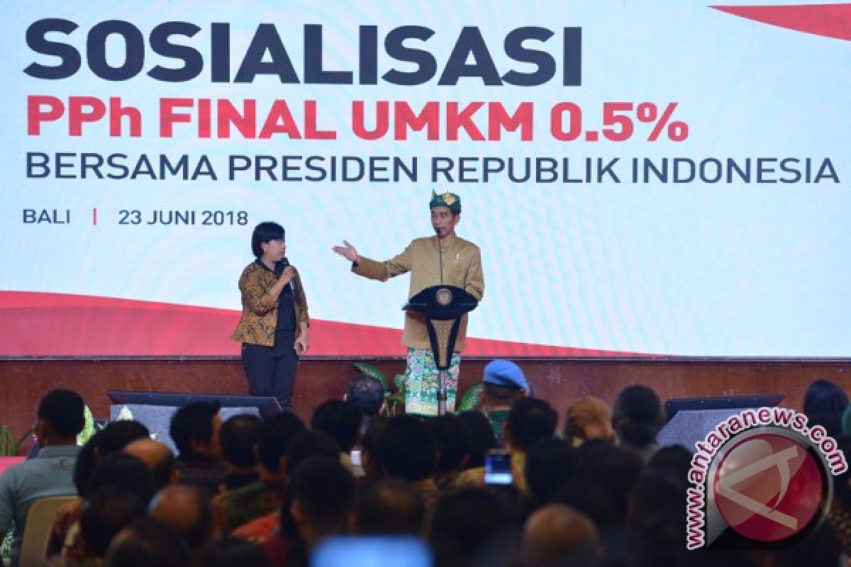 Presiden dijadwalkan sosialisasi penurunan pajak UMKM di Bali