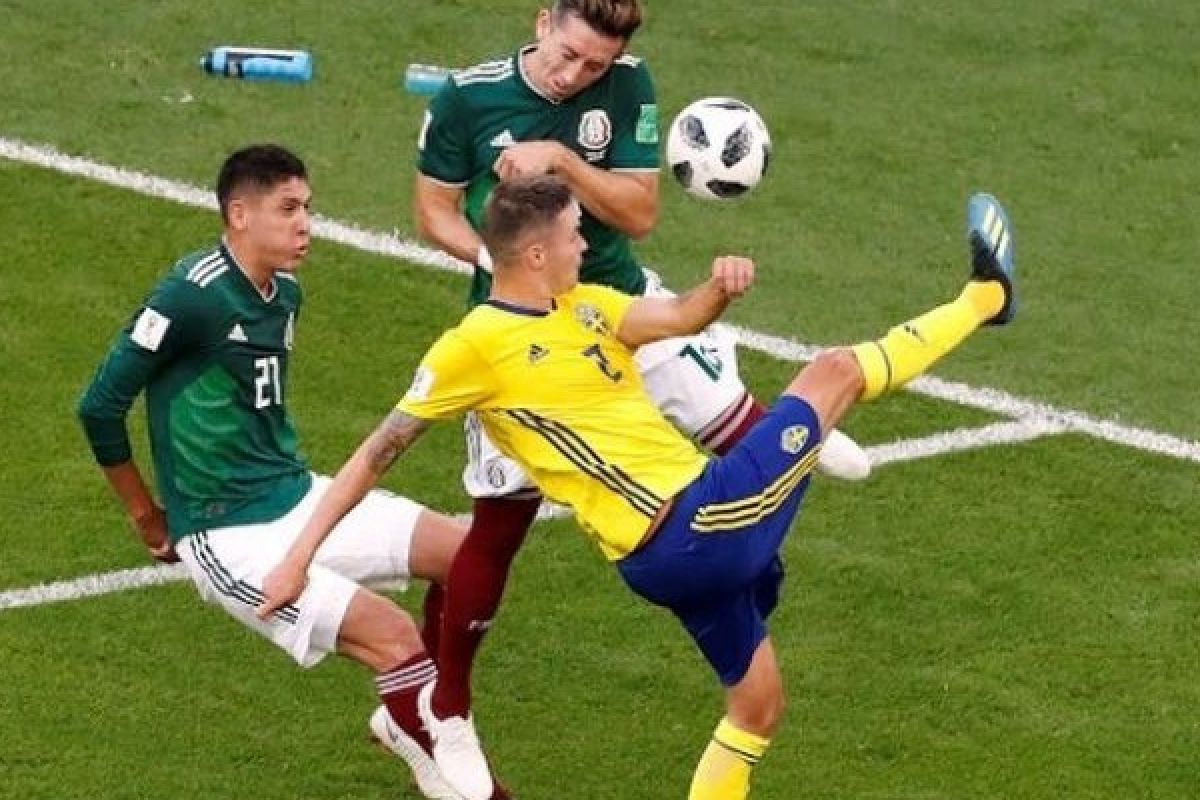 Swedia-Meksiko Lolos Putaran 16 Besar Piala Dunia