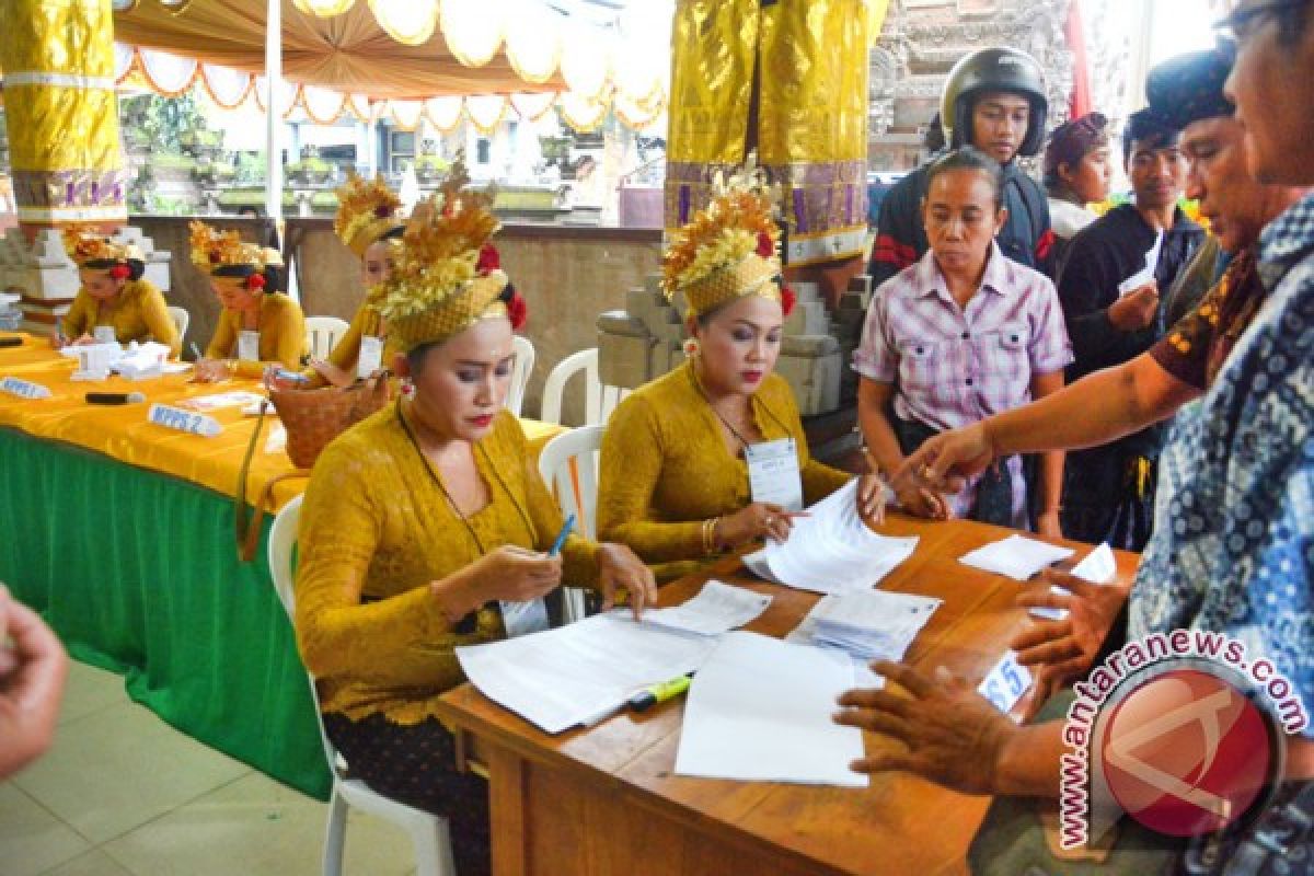 Warga Bali antusias ikuti Pilkada serentak