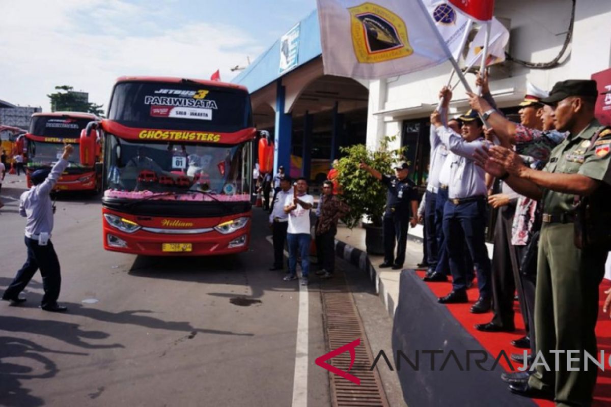 3.105 pemudik gratis di Terminal Tirtonadi diberangkatkan