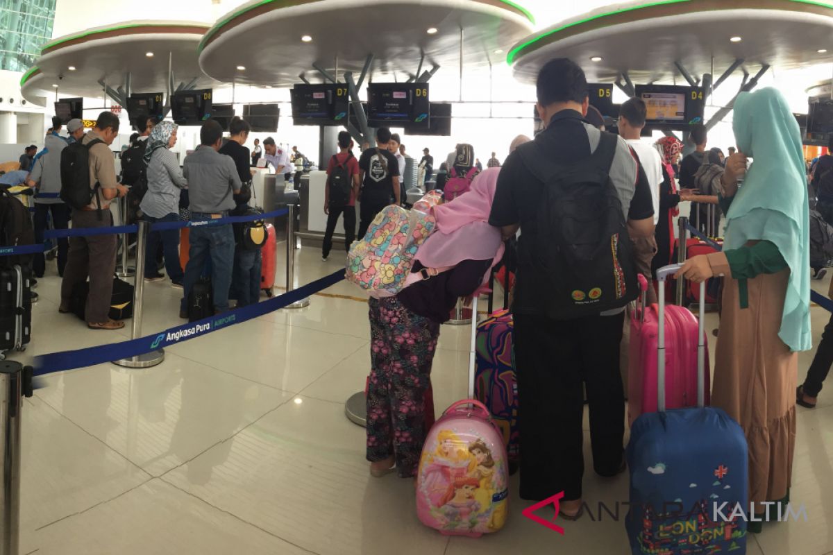 Arus mudik - Bandara Sepinggan sediakan ruang menginap bagi penumpang