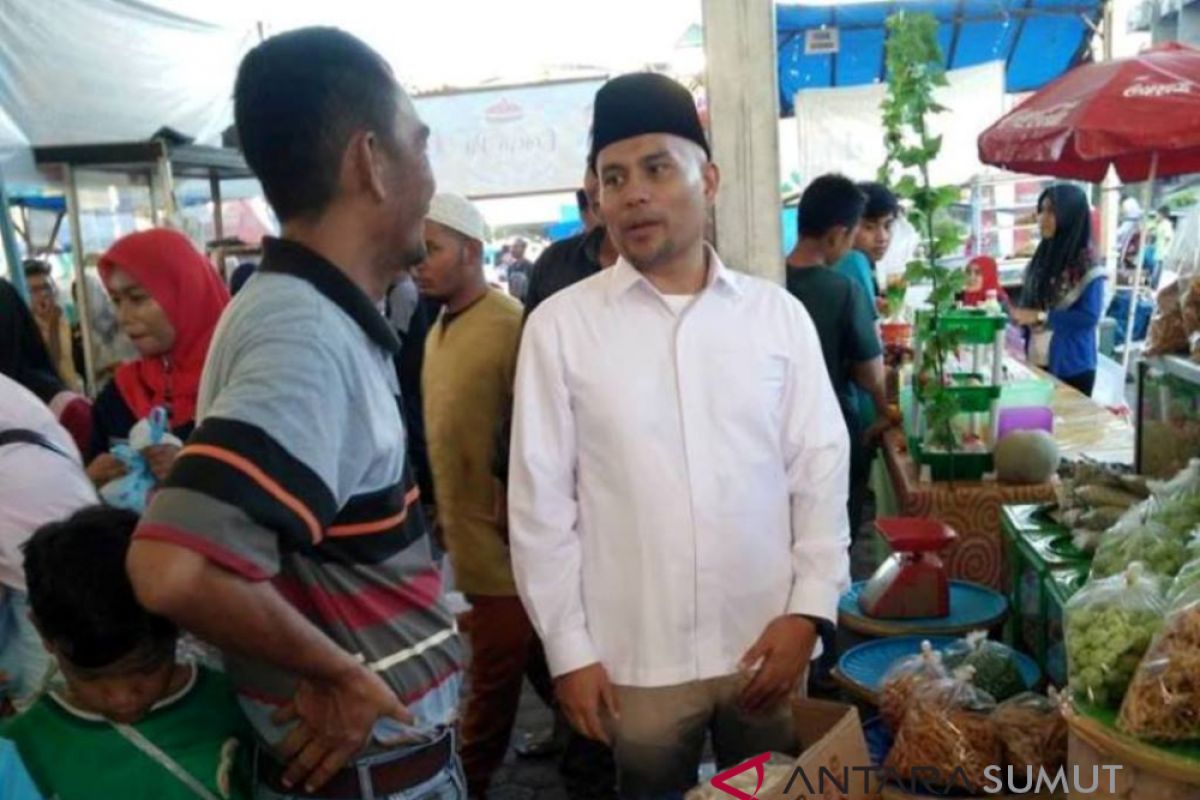 Rusydi akan sulap Pasar Ramadhan Padangsidimpuan