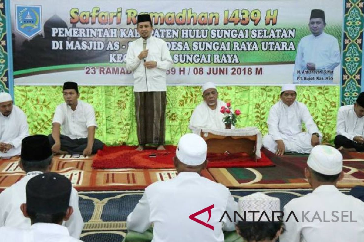 Pemkab HSS Gelar Safari Ramadhan 1439 HIjriah Terakhir