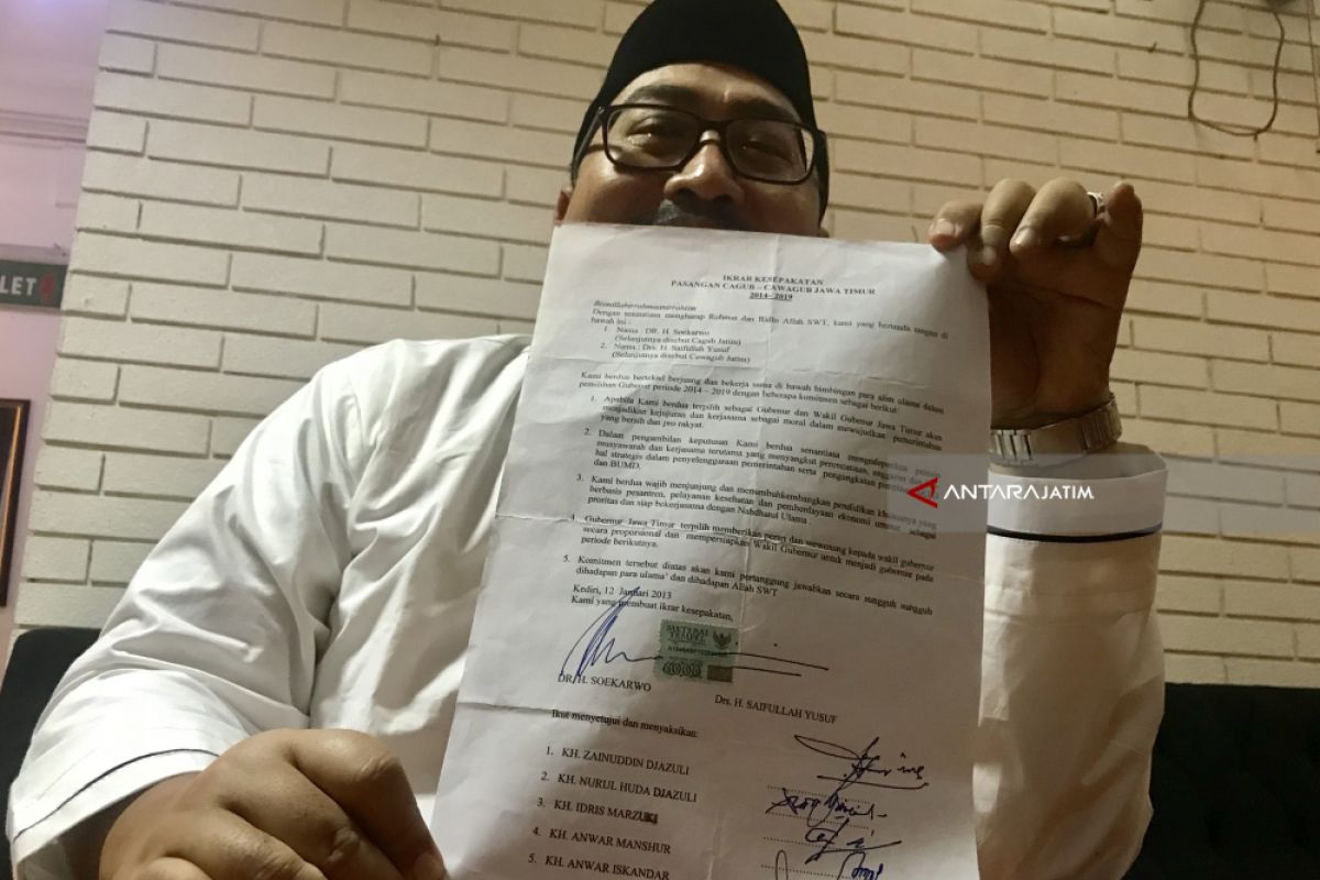Kiai Sepuh Jatim Yakin Komitmen Pakde Karwo Dukung Gus Ipul