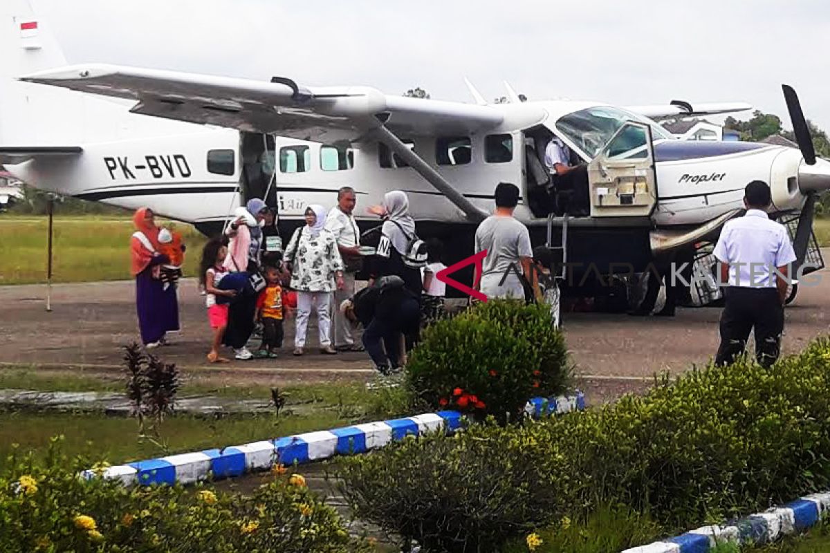 Bandara Beringin Muara Teweh sepi penumpang