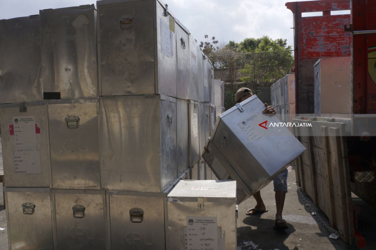 KPU Tulungagung Berencana Lelang Logistik Kotak Suara