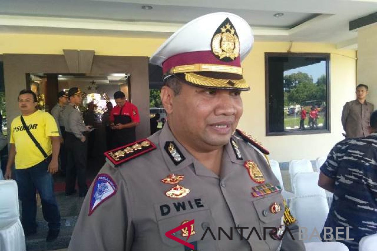 Polda Bangka Belitung tilang 1.275 pelanggar lalu lintas