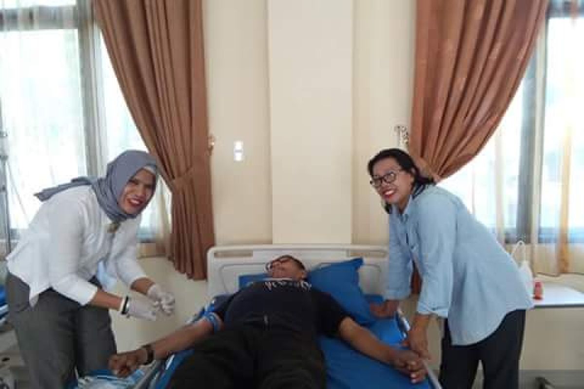 Donor darah ASN Tebing Tinggi