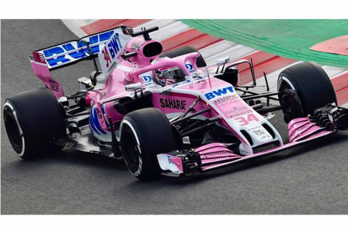 Force India didenda 100 ribu Euro karena roda terlepas