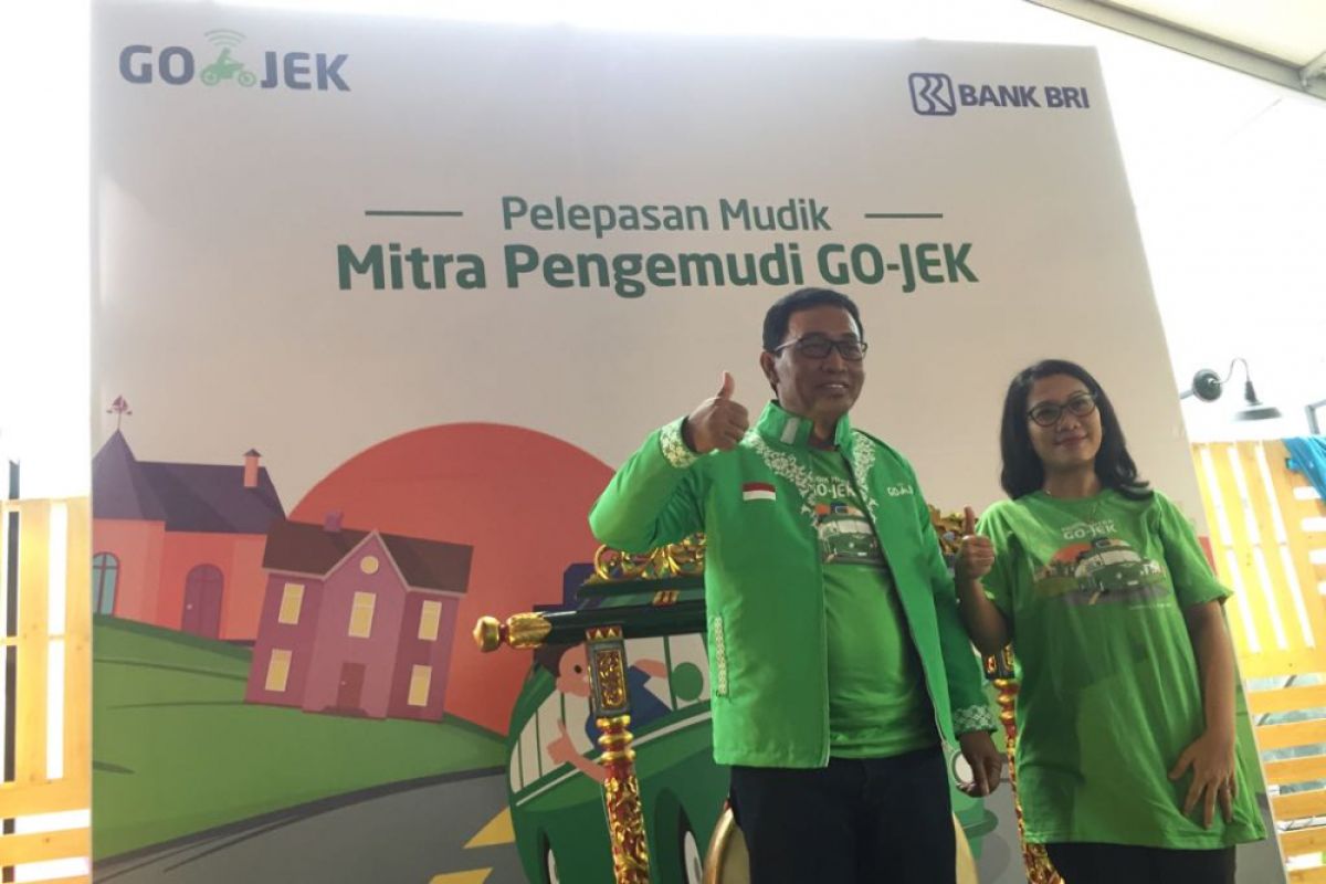 Gojek gandeng BRI berikan mudik gratis bagi mitra pengemudi